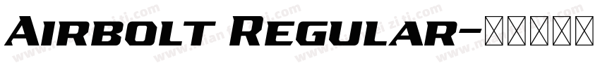 Airbolt Regular字体转换